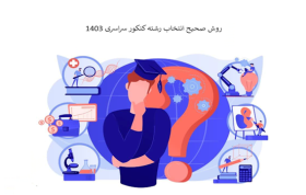 روش صحیح انتخاب رشته کنکور 1403
