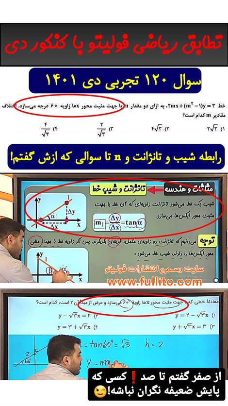 تطابق ریاضی فولیتو بهنام سرهنگی 1401