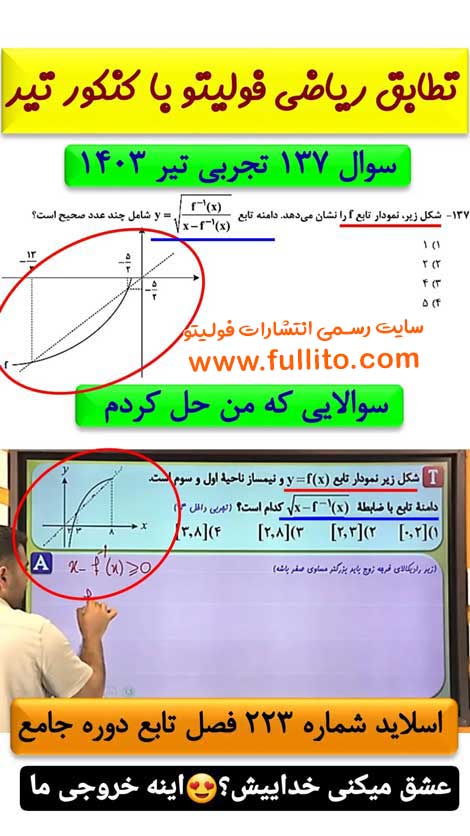 تطابق ریاضی فولیتو بهنام سرهنگی 1403