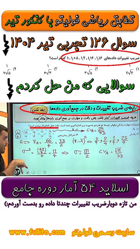 تطابق ریاضی فولیتو، بهنام سرهنگی 1404