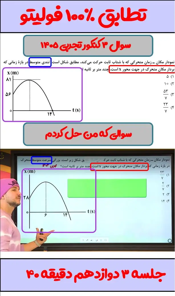 تطابق سوال 3 کنکور 1405